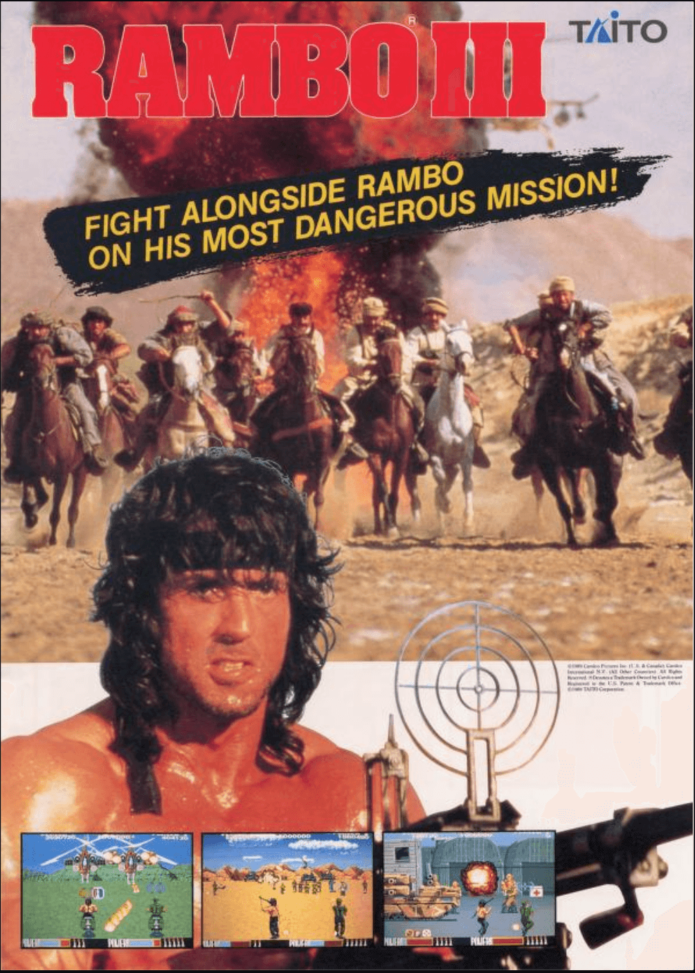 Rambo 3 Game by Taito