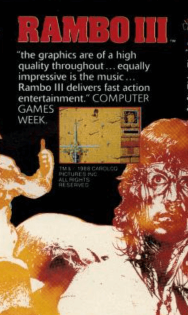 Part of an ad for OCEAN video games, 1990