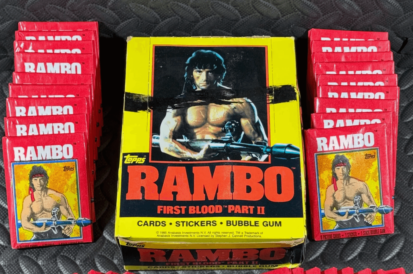 Rambo Topps Trading Cards